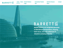 Tablet Screenshot of barrettsolicitors.co.uk